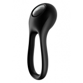 Черное эрекционное виброкольцо Majestic Duo - Satisfyer - в Ставрополе купить с доставкой