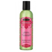 Массажное масло Naturals Strawberry Dreams с ароматом клубники - 59 мл. - Kama Sutra - купить с доставкой в Ставрополе