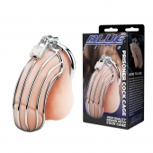 Металлическая клетка Prisoner Cock Сage с замком - BlueLine - купить с доставкой в Ставрополе