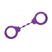 Фиолетовые силиконовые поножи Limitation - Lola Games - купить с доставкой в Ставрополе