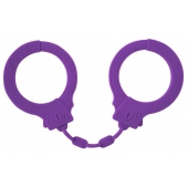 Фиолетовые силиконовые поножи Limitation - Lola Games - купить с доставкой в Ставрополе