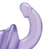 Фиолетовый безремневой страпон Strapless Strap-On - Lux Fetish - купить с доставкой в Ставрополе