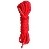 Красная веревка для связывания Nylon Rope - 5 м. - Easy toys - купить с доставкой в Ставрополе