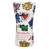 Мастурбатор-туба Keith Haring Soft Tube CUP - Tenga - в Ставрополе купить с доставкой
