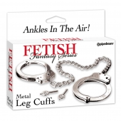 Металлические наручники Metal Leg Cuffs - Pipedream - купить с доставкой в Ставрополе