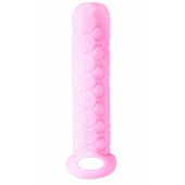 Розовый фаллоудлинитель Homme Long - 13,5 см. - Lola Games - в Ставрополе купить с доставкой