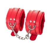 Красные оковы Anonymo из искусственной кожи - ToyFa - купить с доставкой в Ставрополе
