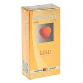 Презервативы Masculan Ultra Gold с золотым напылением и ароматом ванили - 10 шт. - Masculan - купить с доставкой в Ставрополе
