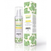 Разогревающее массажное масло Gourmet Spearmint Organic с органическими ингредиентами - 50 мл. - Exsens - купить с доставкой в Ставрополе