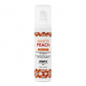 Разогревающее массажное масло Gourmet White Peach Organic с органическими ингредиентами - 50 мл. - Exsens - купить с доставкой в Ставрополе