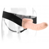 Полый страпон 8  Hollow Strap-On телесного цвета - 19 см. - Pipedream - купить с доставкой в Ставрополе