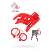 Красный мужской пояс верности из пластика - ToyFa - купить с доставкой в Ставрополе