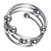 Большое металлическое кольцо под головку пениса - ToyFa - купить с доставкой в Ставрополе