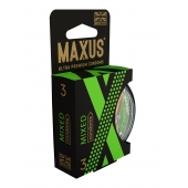 Презервативы в пластиковом кейсе MAXUS AIR Mixed - 3 шт. - Maxus - купить с доставкой в Ставрополе