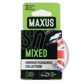 Презервативы в пластиковом кейсе MAXUS AIR Mixed - 3 шт. - Maxus - купить с доставкой в Ставрополе