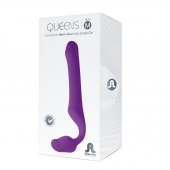 Лиловый безремневой страпон Queens M - Adrien Lastic - купить с доставкой в Ставрополе