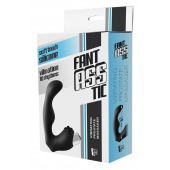 Черный вибромассажер простаты FantASStic Vibrating Prostate Massager - 11,3 см. - Dream Toys - в Ставрополе купить с доставкой