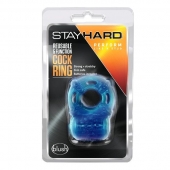 Голубое эрекционное виброкольцо Reusable 5 Function Cock Ring - Blush Novelties - в Ставрополе купить с доставкой