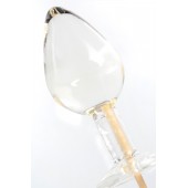 Прозрачный леденец в форме малой анальной пробки со вкусом пина колада - Sosuчki - купить с доставкой в Ставрополе