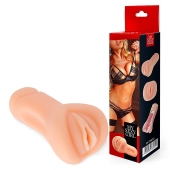 Телесный реалистичный мастурбатор в виде вагины - Bior toys - в Ставрополе купить с доставкой