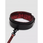 Стильный ошейник с поводком Reversible Faux Leather Collar and Lead - Fifty Shades of Grey - купить с доставкой в Ставрополе