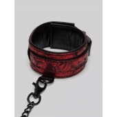 Красно-черные оковы Reversible Faux Leather Ankle Cuffs - Fifty Shades of Grey - купить с доставкой в Ставрополе