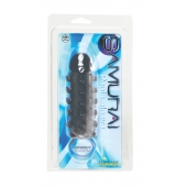 Дымчатая стимулирующая насадка с закрытой головкой SAMURAI PENIS SLEEVE BLACK - 14,5 см. - NMC - в Ставрополе купить с доставкой