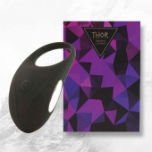 Черное эрекционное виброкольцо Thor Cockring - FeelzToys - в Ставрополе купить с доставкой