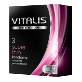 Ультратонкие презервативы VITALIS PREMIUM super thin - 3 шт. - Vitalis - купить с доставкой в Ставрополе