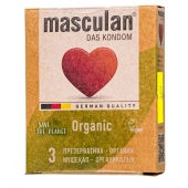 Экологически чистые презервативы Masculan Organic - 3 шт. - Masculan - купить с доставкой в Ставрополе