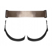 Бронзовый пояс для насадок Curious Harness - Strap-on-me - купить с доставкой в Ставрополе