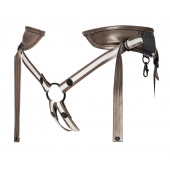 Бронзовый пояс для насадок Desirous Harness - Strap-on-me - купить с доставкой в Ставрополе