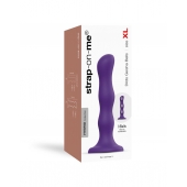 Фиолетовая насадка Strap-On-Me Dildo Geisha Balls size XL - Strap-on-me - купить с доставкой в Ставрополе