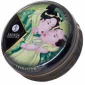 Массажная свеча Exotic Green Tea с ароматом зелёного чая - 30 мл. - Shunga - купить с доставкой в Ставрополе