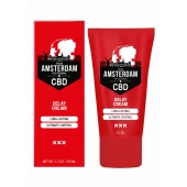 Крем-пролонгатор CBD from Amsterdam Delay Cream - 50 мл. - Shots Media BV - купить с доставкой в Ставрополе