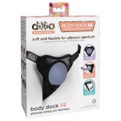 Черные трусики для страпона Body Dock SE на регулируемых ремнях - Pipedream - купить с доставкой в Ставрополе