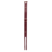 Бордовый ремень Halo Waist Belt - размер L-XL - Shots Media BV - купить с доставкой в Ставрополе