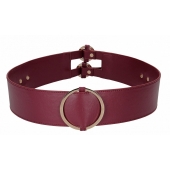 Бордовый ремень Halo Waist Belt - размер L-XL - Shots Media BV - купить с доставкой в Ставрополе