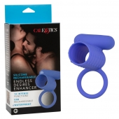 Синее эрекционное виброкольцо Silicone Rechargeable Endless Desires Enhancer - California Exotic Novelties - в Ставрополе купить с доставкой