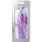 Фиолетовая насадка, удлиняющая половой член - 13,5 см. - Toyfa Basic - в Ставрополе купить с доставкой