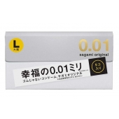 Презервативы Sagami Original 0.02 L-size увеличенного размера - 5 шт. - Sagami - купить с доставкой в Ставрополе