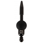 Черный уретральный вибростимулятор Vibrating Penis Plug - Orion - купить с доставкой в Ставрополе
