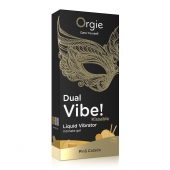 Съедобный гель Dual Vibe Pina Colada с эффектом вибрации и вкусом коктейля пина колада - 15 мл. - ORGIE - купить с доставкой в Ставрополе