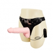 Стапон с вибрацией и пультом управления - 16,7 см. - Baile купить в Ставрополе с доставкой в Orgasmix.ru Стапон с вибрацией и пультом управления - 16,7 см. - Baile - купить с доставкой в Ставрополе