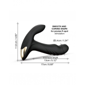 Черный вибромассажер простаты Multi P-Joy с 3 моторами - Dorcel - в Ставрополе купить с доставкой