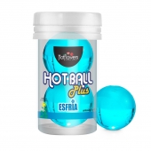 Лубрикант на масляной основе Hot Ball Plus с охлаждающим эффектом (2 шарика по 3 гр.) - HotFlowers - купить с доставкой в Ставрополе