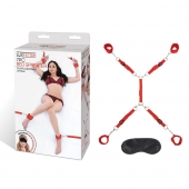 Красная фиксация на матрас Classic Bedspreader - Lux Fetish - купить с доставкой в Ставрополе