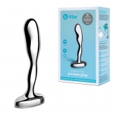 Стальной стимулятор простаты Stainless Steel Prostate Plug - 11,5 см. - b-Vibe - в Ставрополе купить с доставкой