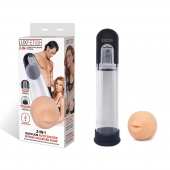 Автоматическая вакуумная помпа-мастурбатор Blowjob Auto Sucker Penis Enlarger Pump - Lux Fetish - в Ставрополе купить с доставкой