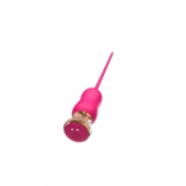 Розовый тонкий стимулятор Nipple Vibrator - 23 см. - I-MOON - купить с доставкой в Ставрополе